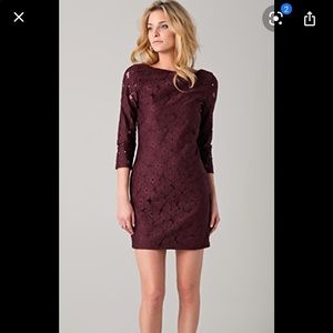 Diane Von Furstenberg Sarita Flower Lace Dress